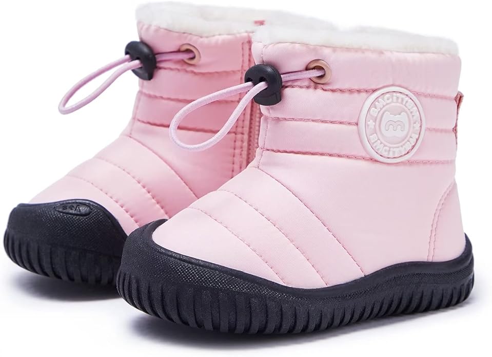 BMCiTYBM Toddler Baby Snow Boots Winter Shoes Boys Girls Cold Weather Baby Faux by BMCiTYBM