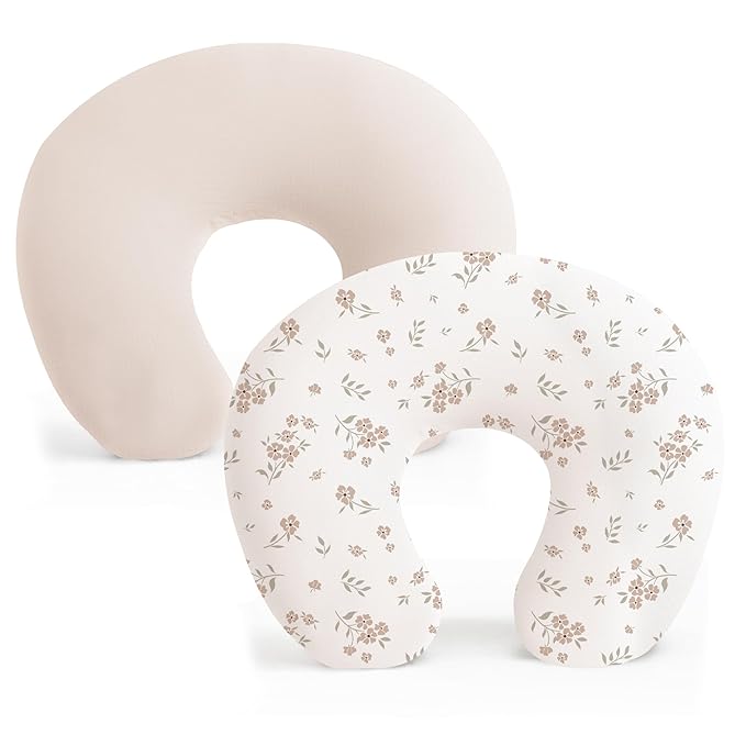 Konssy 2 Pack Nursing Pillow Covers, Stretchy and Soft Nursing Cover by Konssy
