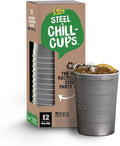 16 oz. Party Cups, Sturdy & Durable, Disposable and 100% Recyclable, Made in USA by SteelChillCups