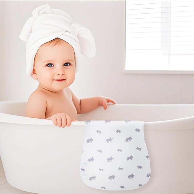2-in-1 Burp Cloths and Baby Bibs - Image 9