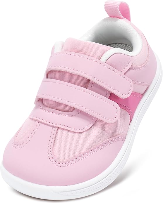 Toddler Wide Toe Box Barefoot Shoes Boys Girls Sneakers Zero Drop Kid Tennis by STQKIDS
