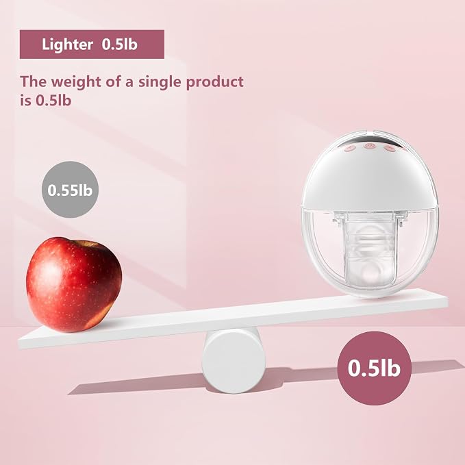 Wearable Electric Breast Pump, Hands-Free Breastfeeding Pump - Image 5