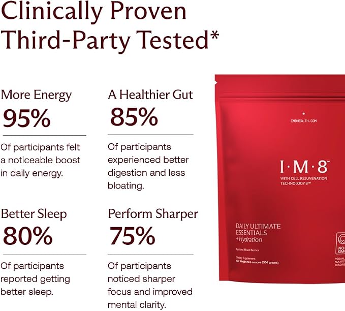 IM8 Daily Ultimate Essentials All-in-1 Multivitamin Supplement, 92 Nutrient - Image 2