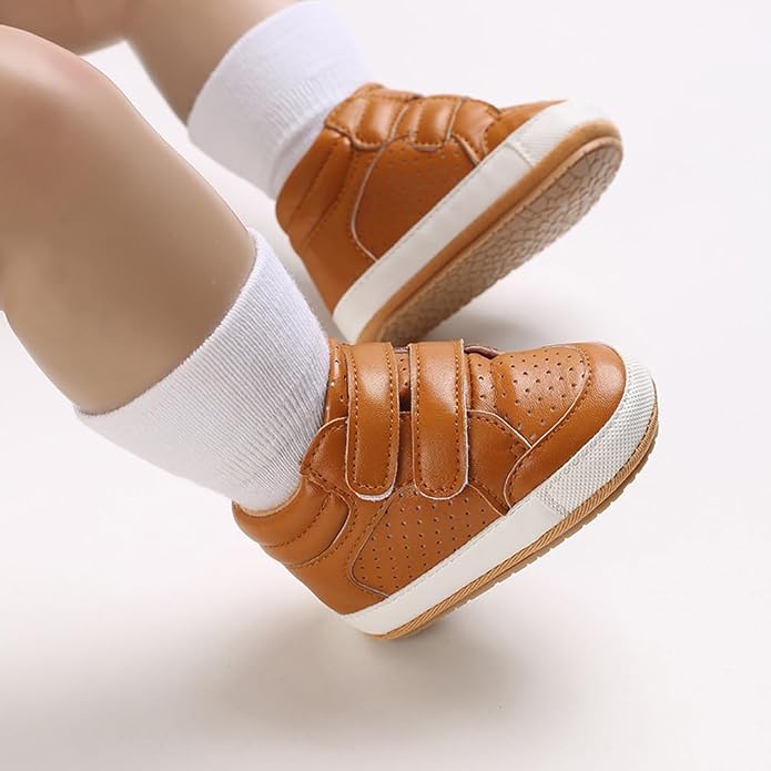 Clowora Baby Boys Girls Shoes Non-Slip Rubber Sole Sneakers Infant First - Image 2