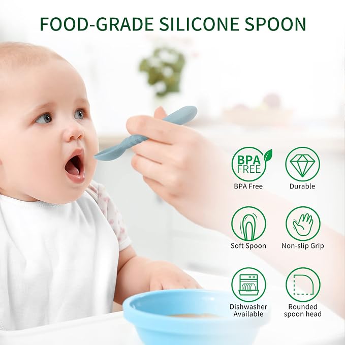 ME.FAN Silicone Baby Feeding Spoons - Image 3