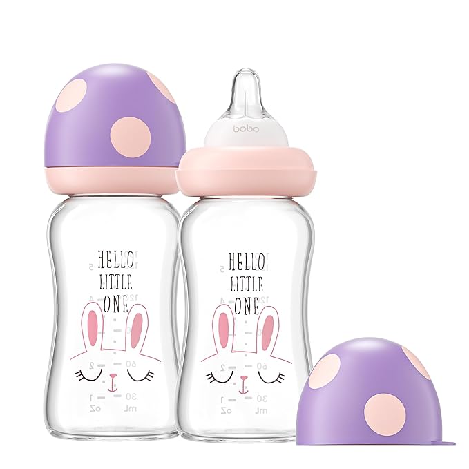 YOHKOH Natural Glass Baby Bottle by Home