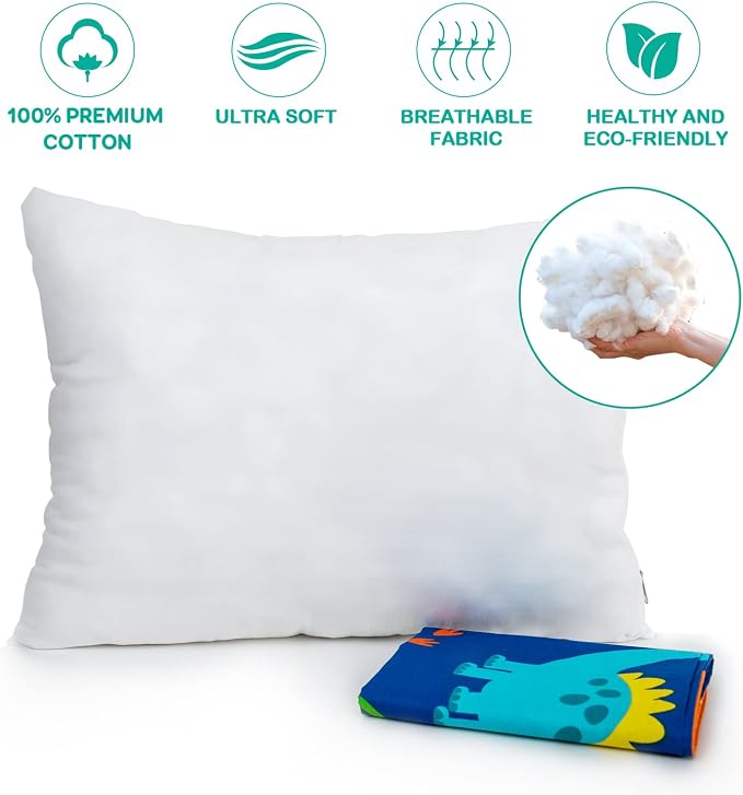 Cottonblue Toddler Pillow, Kids Pillows - Image 3