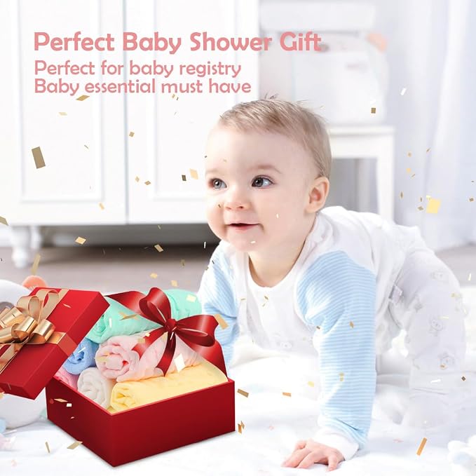 Orighty Muslin Baby Washcloths Pack of 6 - Image 7