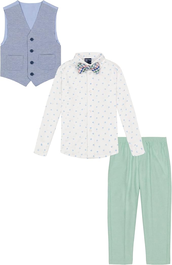 Nautica Boys' 4-Piece Formal Suit Set - Image 2