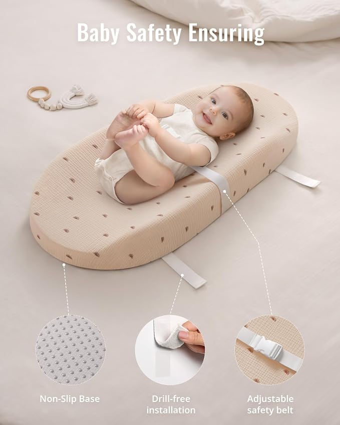 Blissful Diary Muslin Baby Changing Pad - Image 6