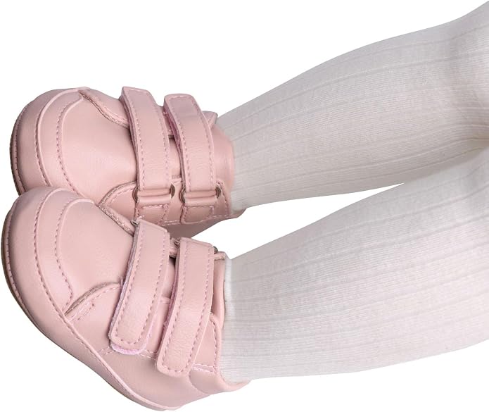LONSOEN Baby Girls Boys Loafers Prewalker Dress Crib Shoes - Image 6