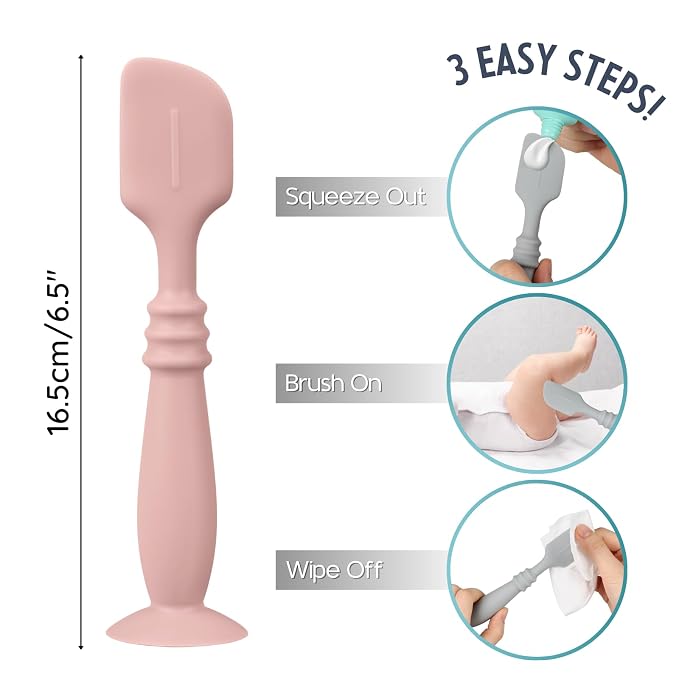 3 Packs Silicone Diaper Cream Applicator - Image 3