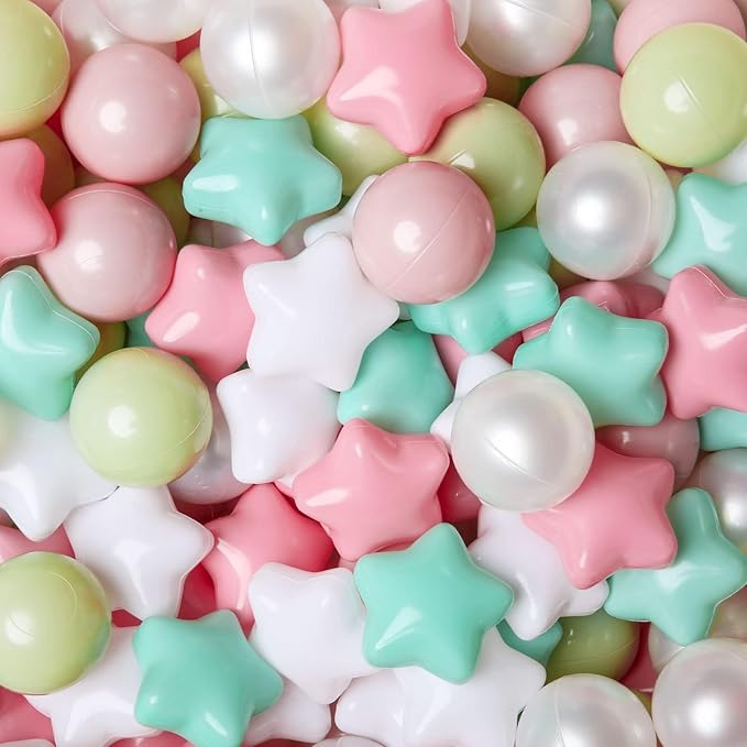 GOGOSO Ball Pits Balls for Toddlers Pack of 50 100 200 Plastics Shape Ball by GOGOSO