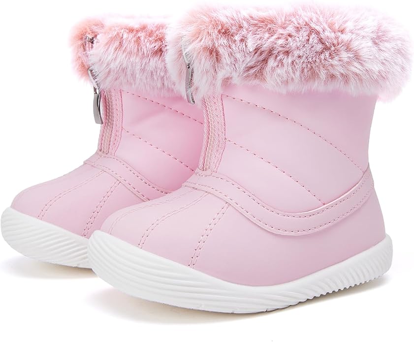 BMCiTYBM Baby Boy Girl Snow Boots Waterproof Winter Warm Booties Nonslip - Image 5