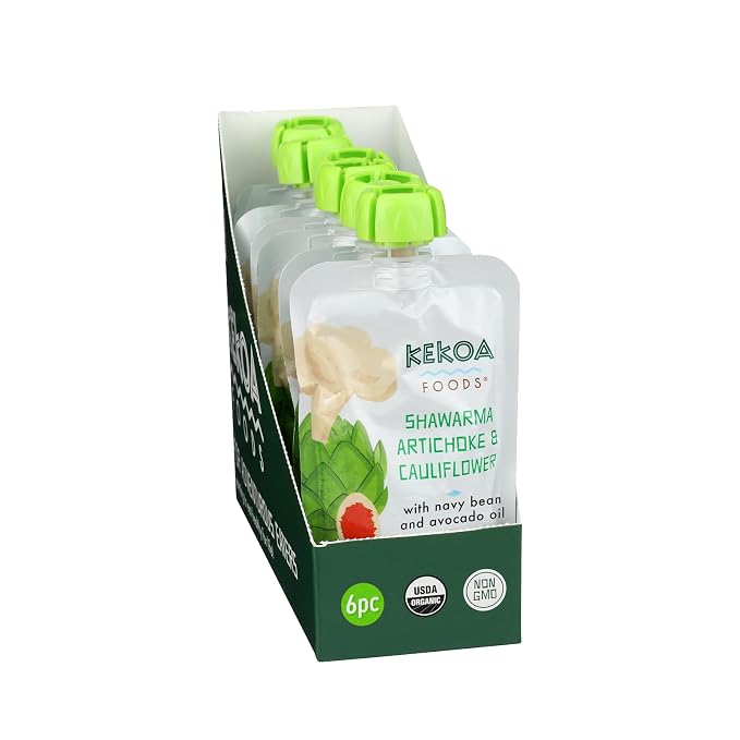 Kekoa Foods Shawarma, Artichoke & Cauliflower Baby Food Purée | 100% USDA by KekoaFoods