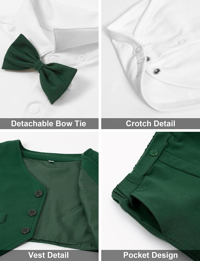 A&J DESIGN Baby Boy Suits Clothes Infant Toddler Formal Gentleman Outfits - Image 5