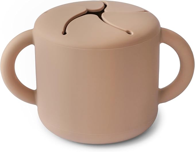 mushie Silicone Snack Cup | Spill Proof Food Container by mushie