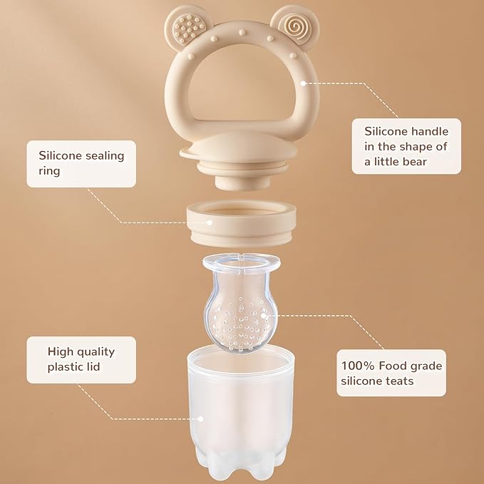 2 Pack Silicone Baby Fruit Feeder - Image 2