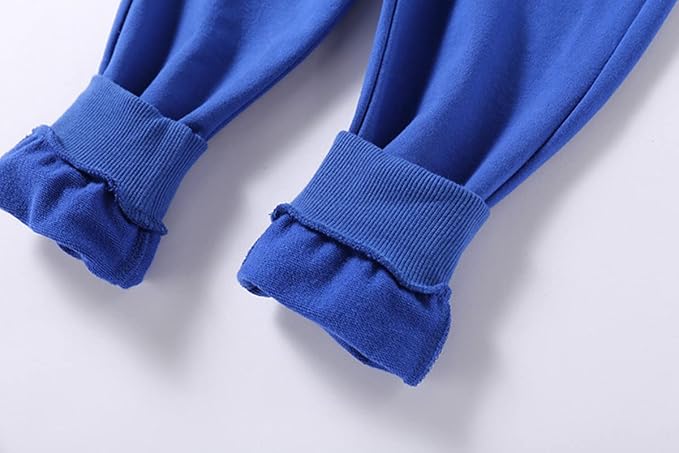 CuteOn Unisex Toddler Jogger Pants Kids Cotton Elastic Waist Winter Baby - Image 3