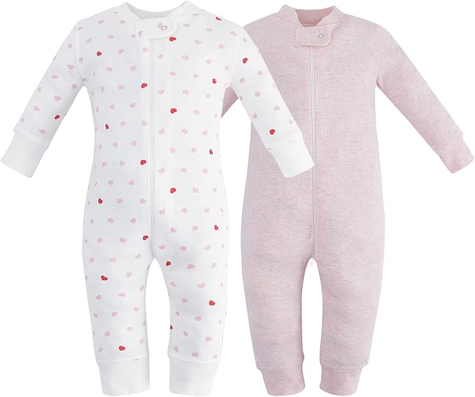Owlivia Organic Cotton Baby Boy Girl Zip up Sleep 'N Play Pjs, Long Sleeve by Owlivia