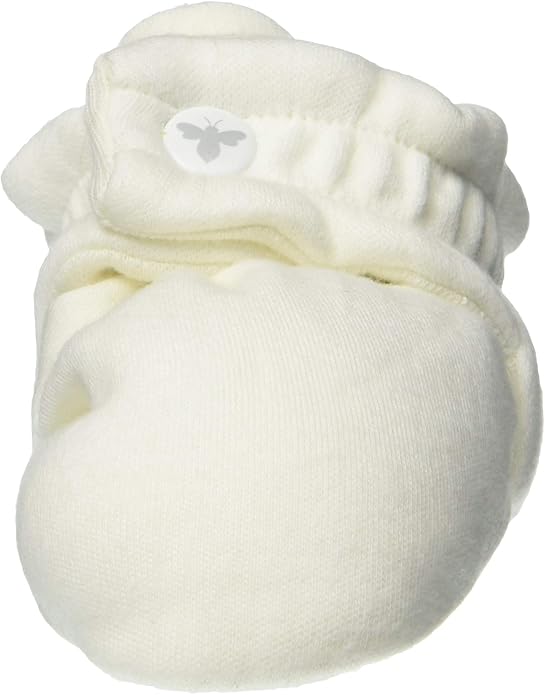 Burt's Bees Baby Unisex Booties Organic Cotton Newborn Essentials Shoes - Image 2