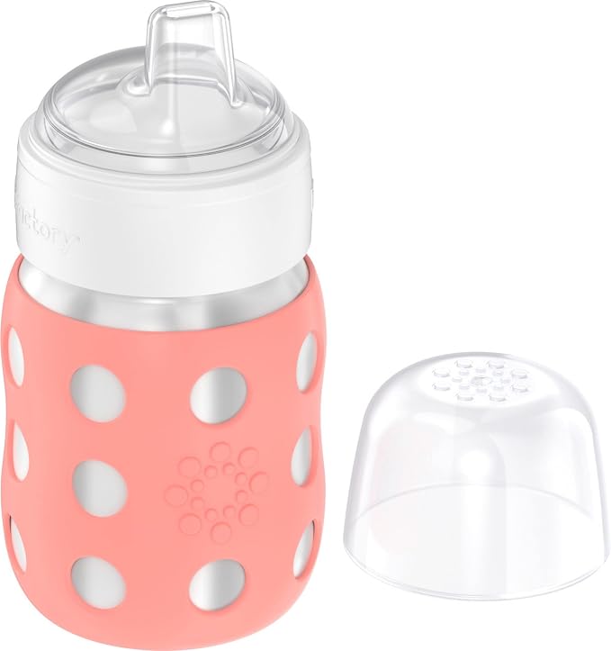 Lifefactory 8-Ounce Stainless-Steel Vacuum-Insulated Wide-Neck Baby Bottle - Image 3