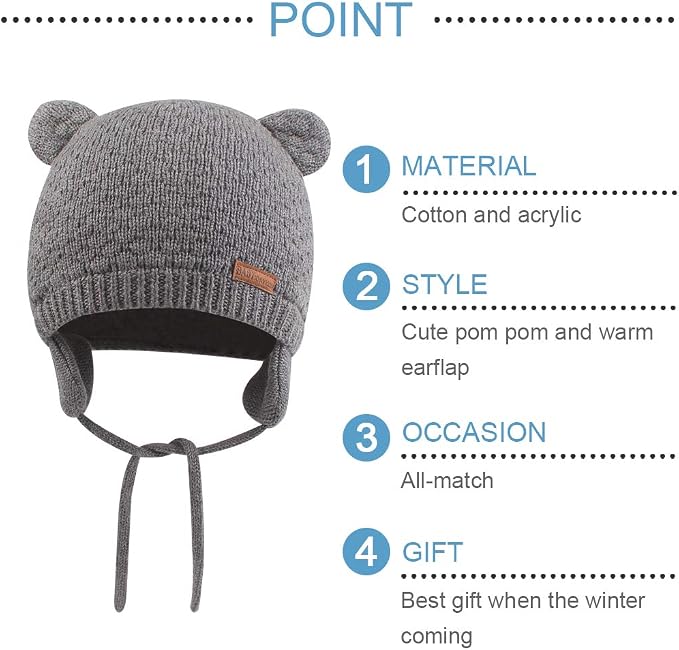 BAVST Baby Beanie Hat for Winter - Image 3