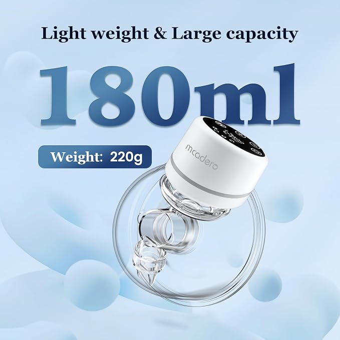 M6 Electric Breast Pump, 4 Mode & 12 Levels, LED Display, Wearable Hands-Free - Image 4