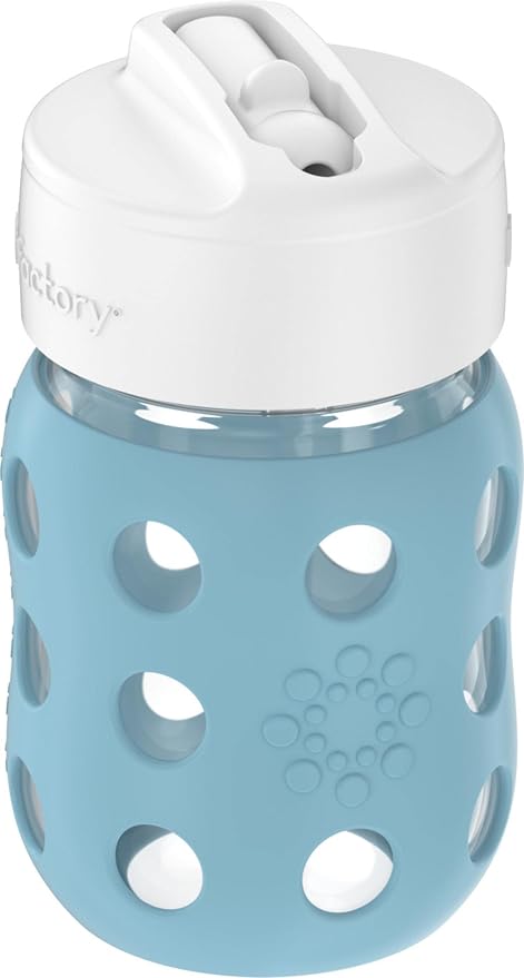 Lifefactory 8-Ounce Wide Neck Glass Baby Bottle - Image 3