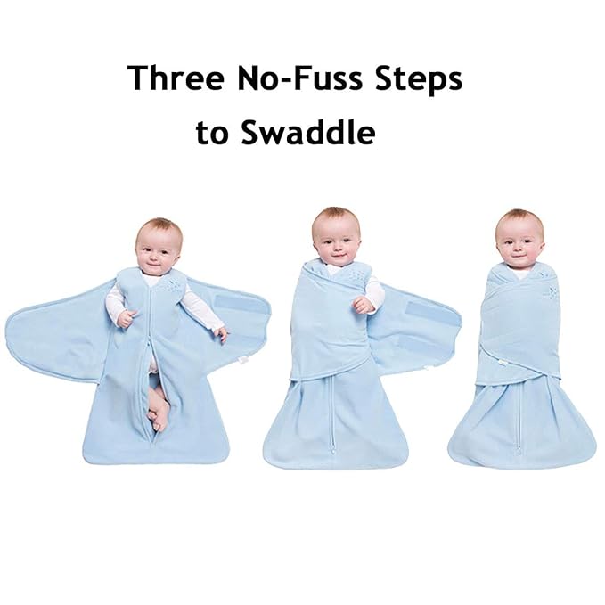 HALO 100% Cotton Sleepsack Swaddle, 3-Way Adjustable Wearable Blanket, TOG 1.5 - Image 9