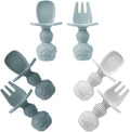 PandaEar 6 Pack Silicone Baby Spoons by PandaEar