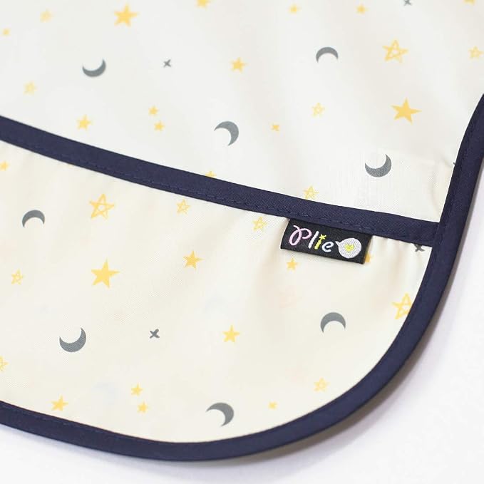 Short Sleeve Waterproof Bib for Toddlers – Feeding Apron for Mealtime, - Image 2