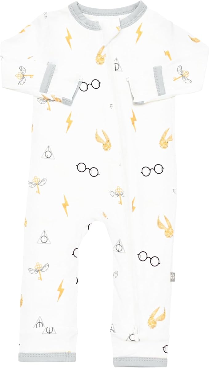 KYTE BABY Unisex Rayon Made From Bamboo Zippered Rompers 0-24 Months - Image 5