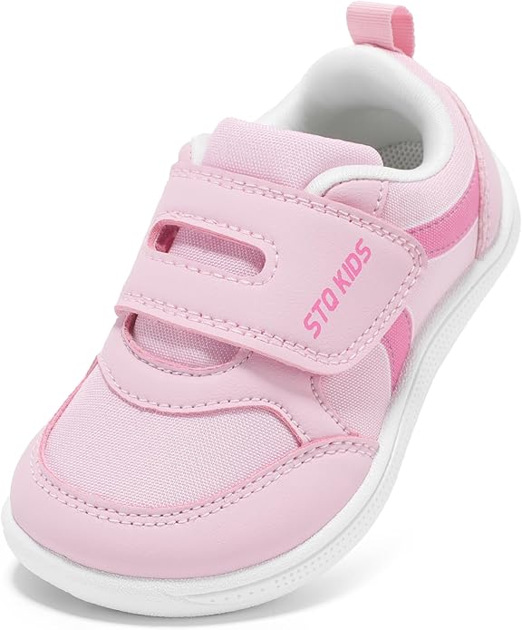 Toddler Wide Toe Box Barefoot Shoes Boys Girls Sneakers Kids Tennis Shoes by STQKIDS
