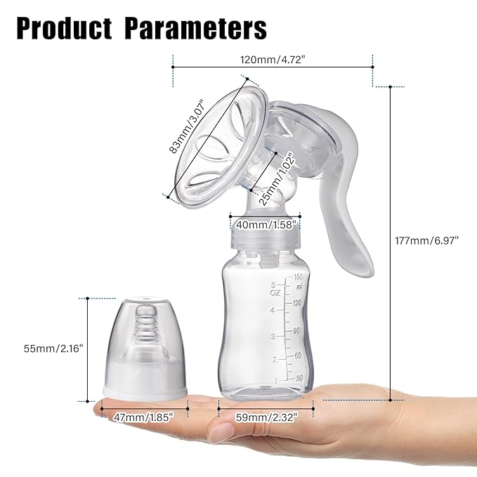 Elfzone Manual Breast Pump - Image 4