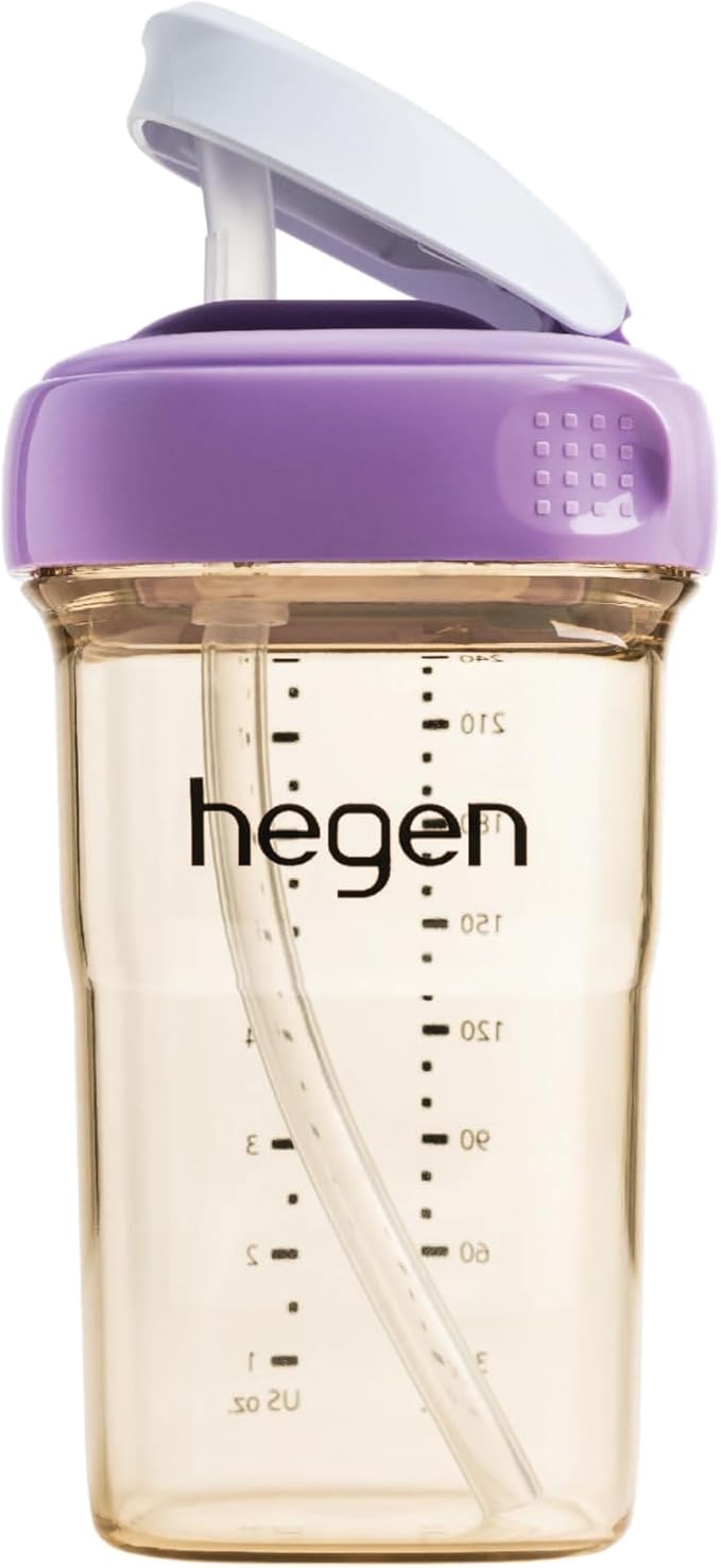 hegen PCTO™ 240ml/8oz Straw Cup PPSU Purple - Image 2