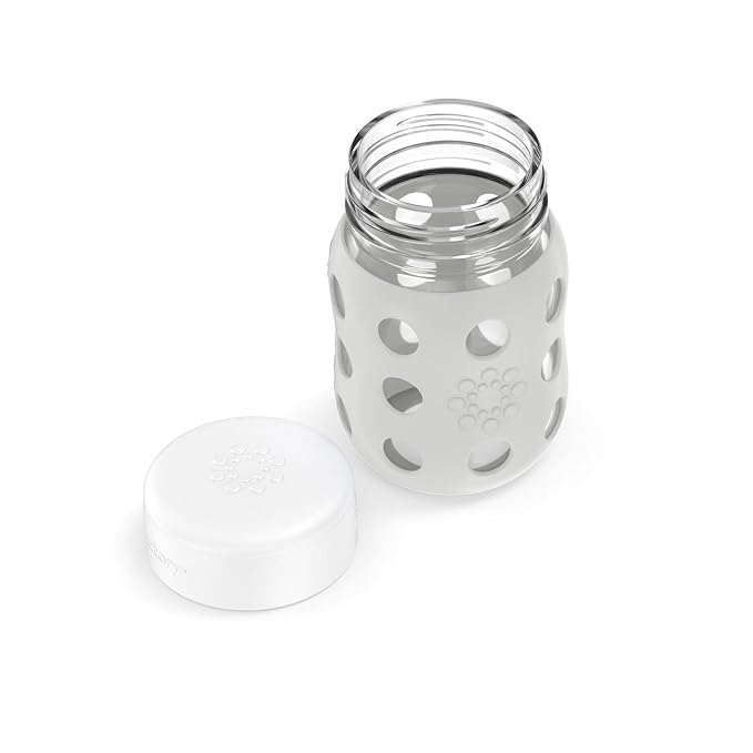 Lifefactory 8-Ounce Wide Neck Glass Baby Bottle - Image 3