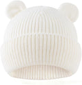 Bear Baby Beanie Knitted Baby Winter Hat Infant Toddler Boys Girls Beanie by MniJiza