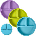 WeeSprout Silicone Plates for Babies & Toddlers 100% Food-Grade Dishes for Self by WeeSprout