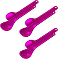 TalkTools Wee Bumpy Magenta Spoons | Provides oral awareness during feeding | by TalkTools