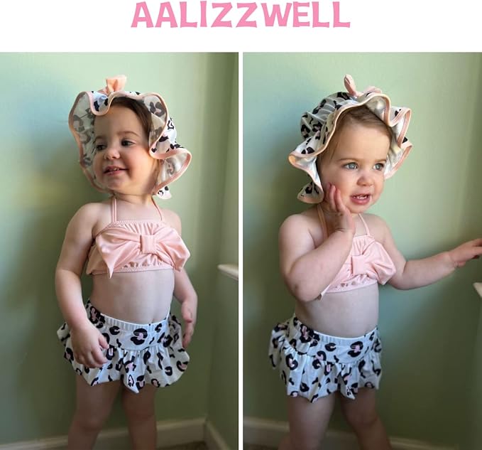 Aalizzwell Baby Girl 2-Piece Bikini Swimsuit - Image 2