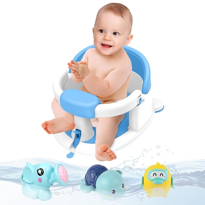 Inaya Baby Bath Seat for Babies 6 Months & Up, Safe and Comfortable Bathub by Inaya