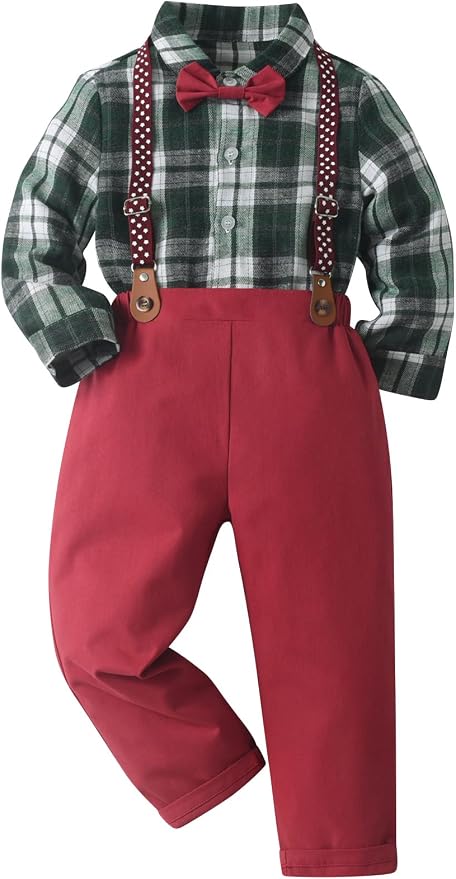 Boarnseorl Baby Boys Pants Sets, Toddler Gentleman Outfits, Infant Long Sleeve - Image 3