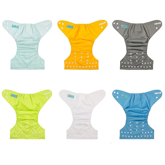 ALVABABY Baby Cloth Diapers/6 Pack - Image 2