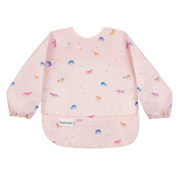 Tiny Twinkle Long Sleeve Bib for Babies & Toddlers – Waterproof Smock Bib for by TinyTwinkle