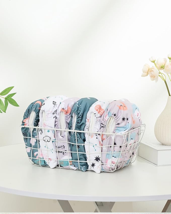 ALVABABY Baby Cloth Diaper 6 Pack - Image 9