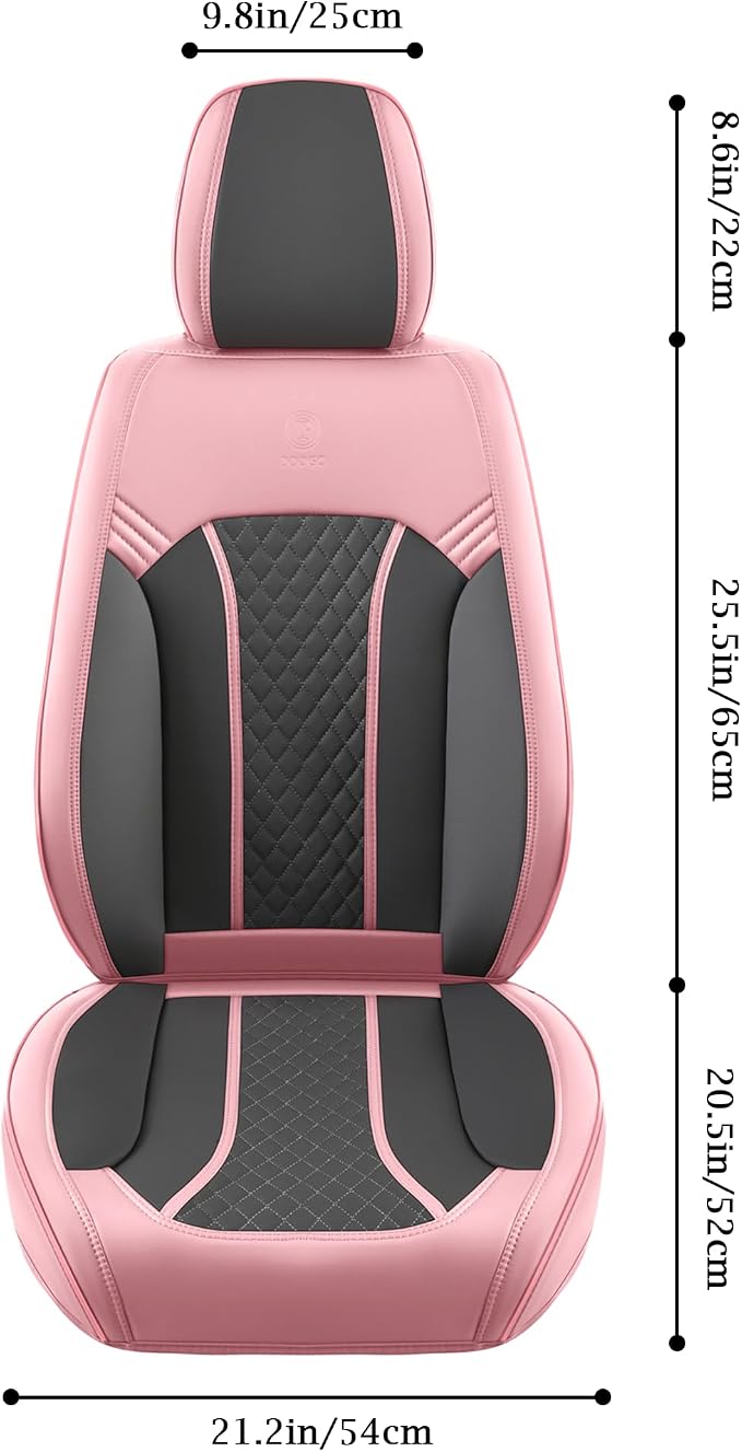 Doogo Seat Covers, Car Seat Covers, Breathable Front Seat Covers, Universal - Image 4