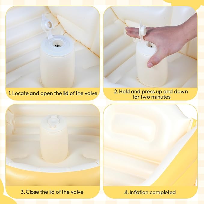 MINK Inflatable Baby Bathtub – Compact, Portable Bath Tub - Image 5
