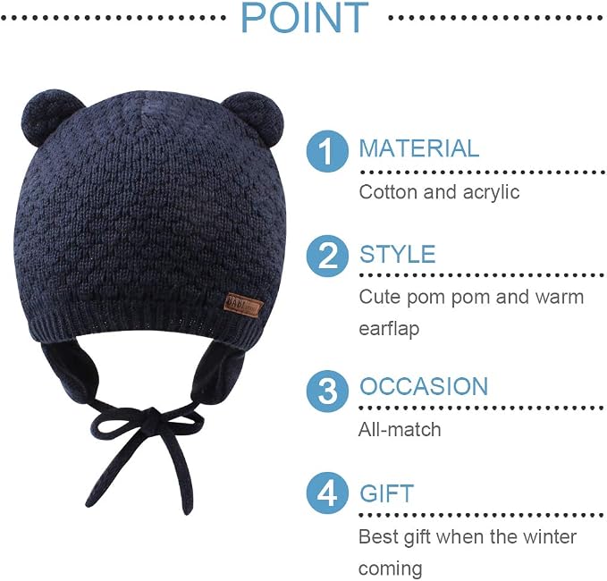 BAVST Baby Beanie Hat for Winter - Image 3