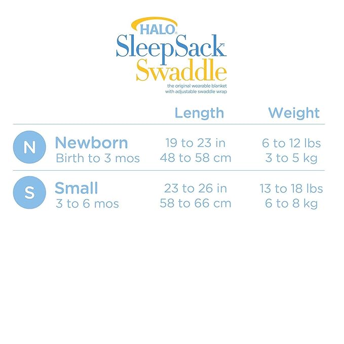 HALO 100% Cotton Sleepsack Swaddle, 3-Way Adjustable Wearable Blanket, TOG 1.5 - Image 7